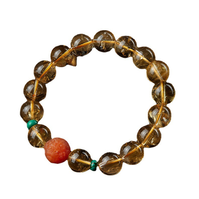 Pulsera de cristal natural "Tropas valientes"