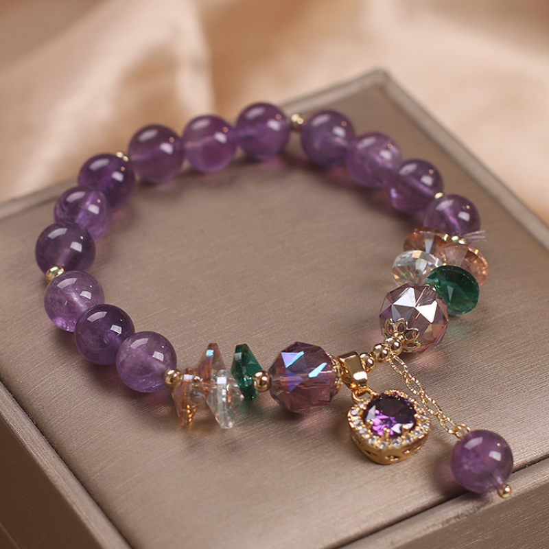 Sunlight · Natural Amethyst Bracelet
