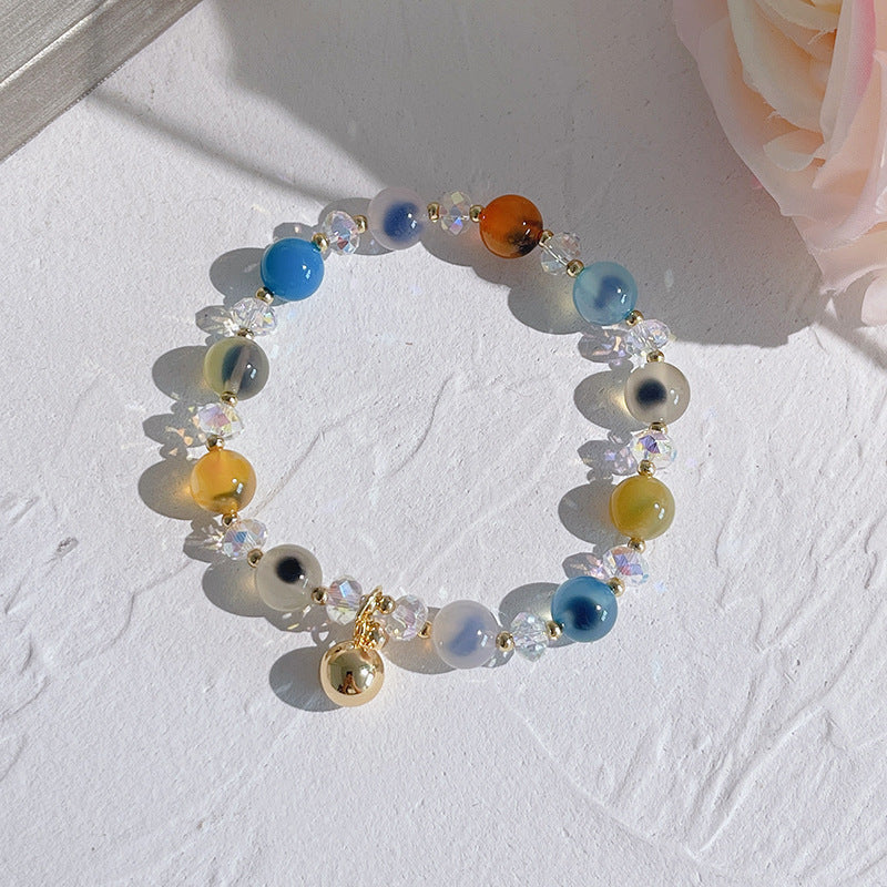 Lucky Bell · Salt source agate bracelet