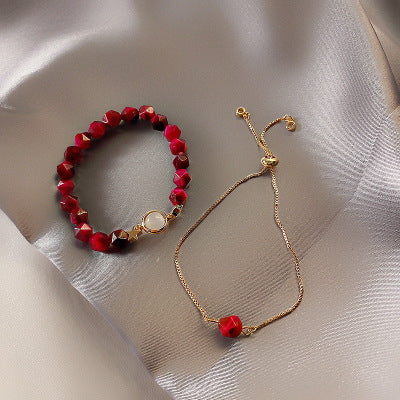 Confidence · 2 ensemble crystal bracelet
