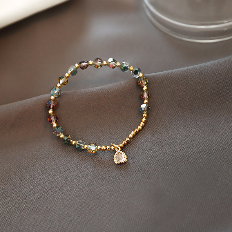 High cold love heart pendant Bracelet