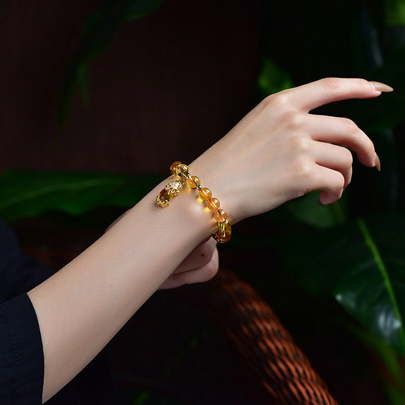 The Financial Security  · Citrine Bracelet