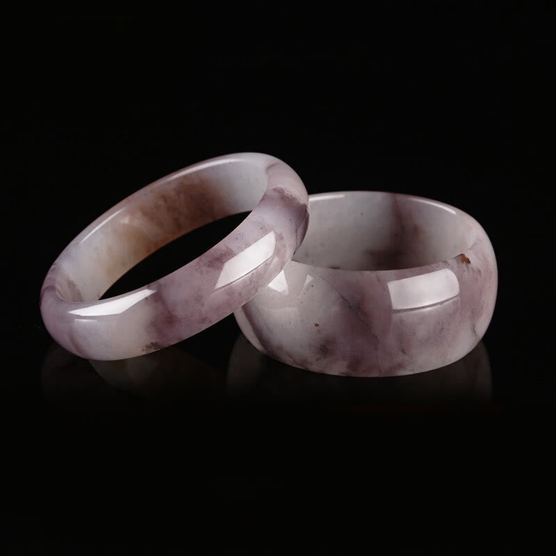 Bodhi Stones Purple Jade Happiness Protection Bracelet Bangle