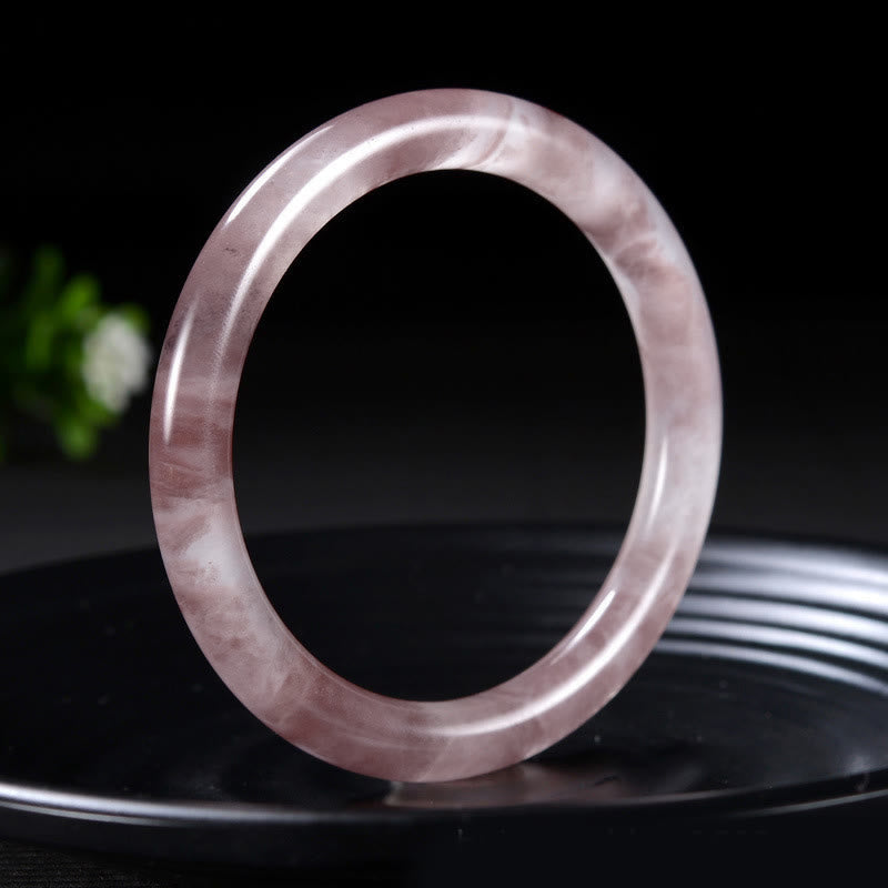 Bodhi Stones Purple Jade Happiness Protection Bracelet Bangle