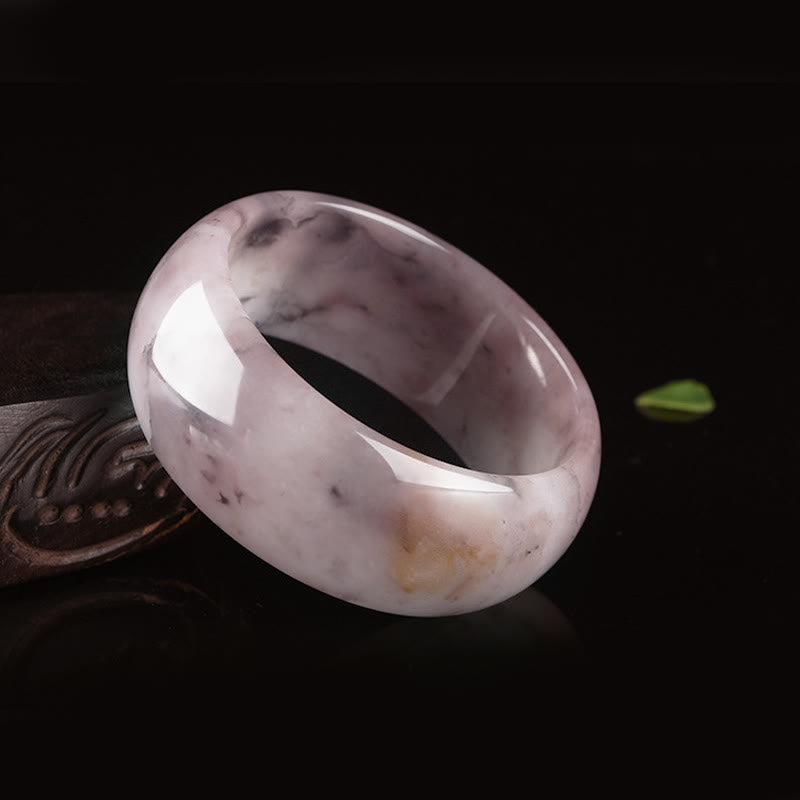 Bodhi Stones Purple Jade Happiness Protection Bracelet Bangle