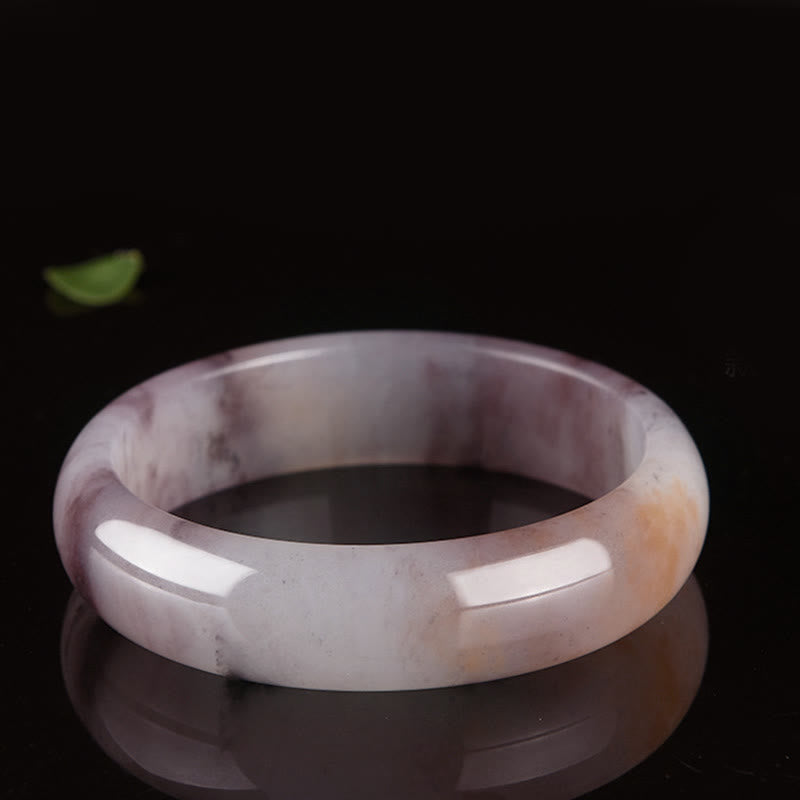 Bodhi Stones Purple Jade Happiness Protection Bracelet Bangle