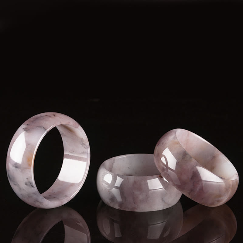 Bodhi Stones Purple Jade Happiness Protection Bracelet Bangle