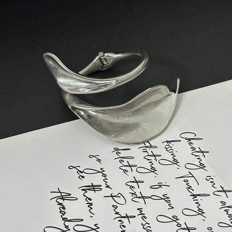 Pulsera de cuello de flor de hoja de oro