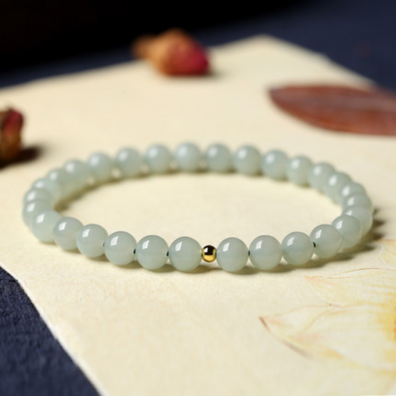 Calm · Emerald Jade Stone bracelet