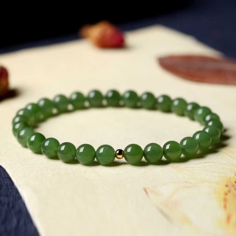 Calm · Emerald Jade Stone bracelet