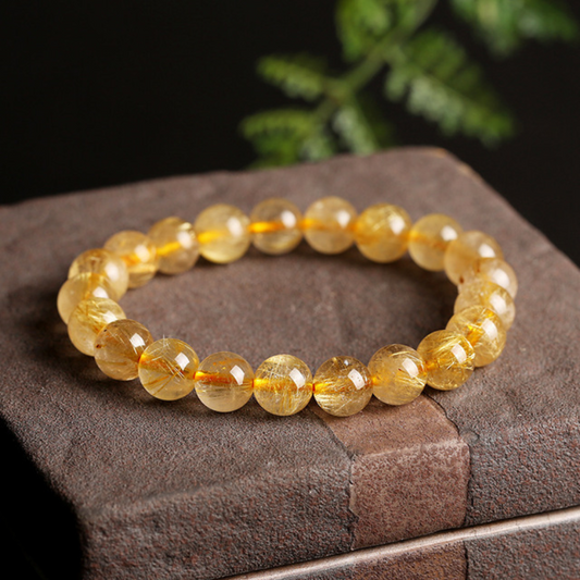 The Golden Purification · Titanium crystal Bracelet