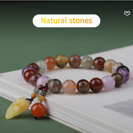 Más campos magnéticos · Pulsera de piedra natural