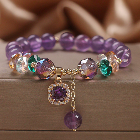 Sunlight · Natural Amethyst Bracelet