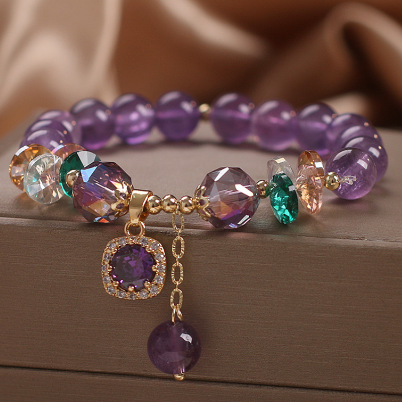 Sunlight · Natural Amethyst Bracelet
