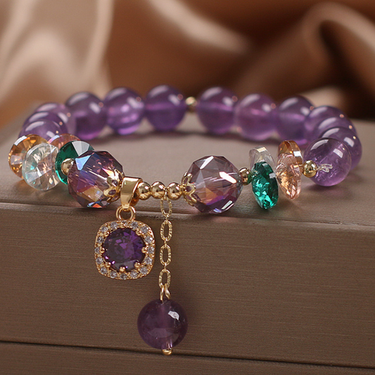 Sunlight · Natural Amethyst Bracelet