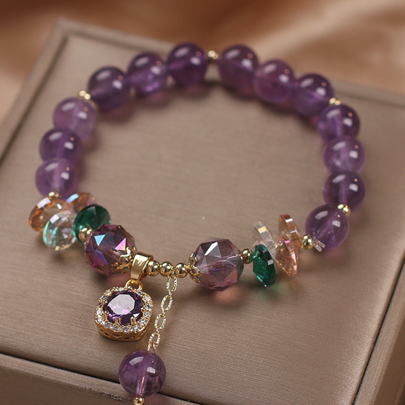 Sunlight · Natural Amethyst Bracelet