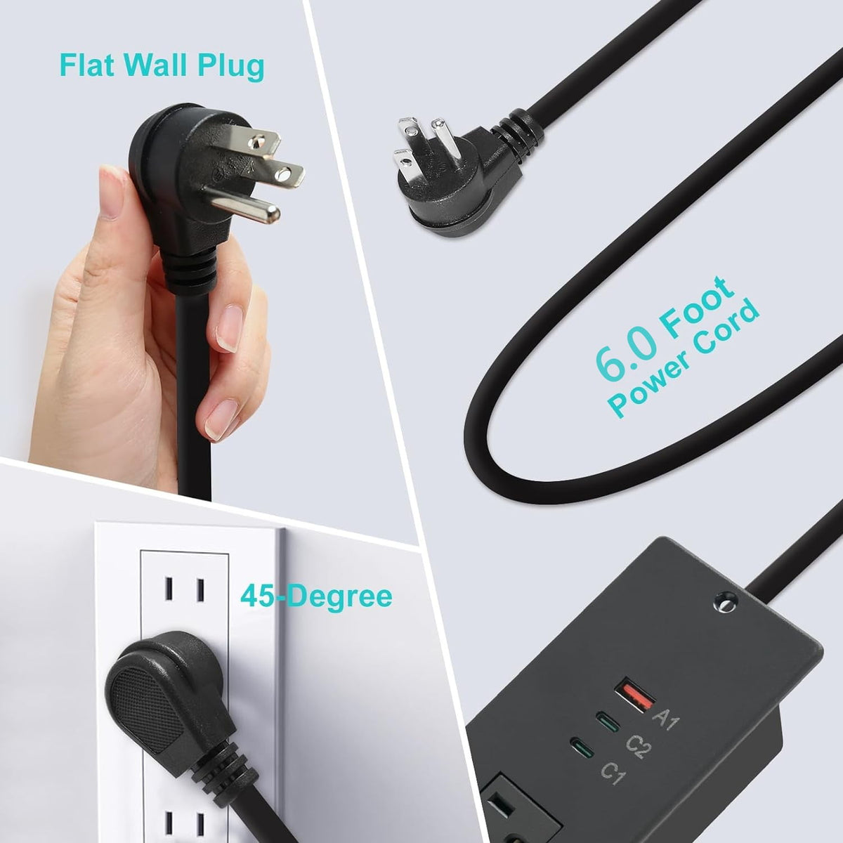 Flush Mount Desk Power Outlets