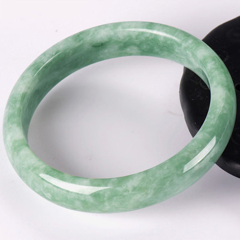 Natural Jade Prosperity Bangle Bracelet