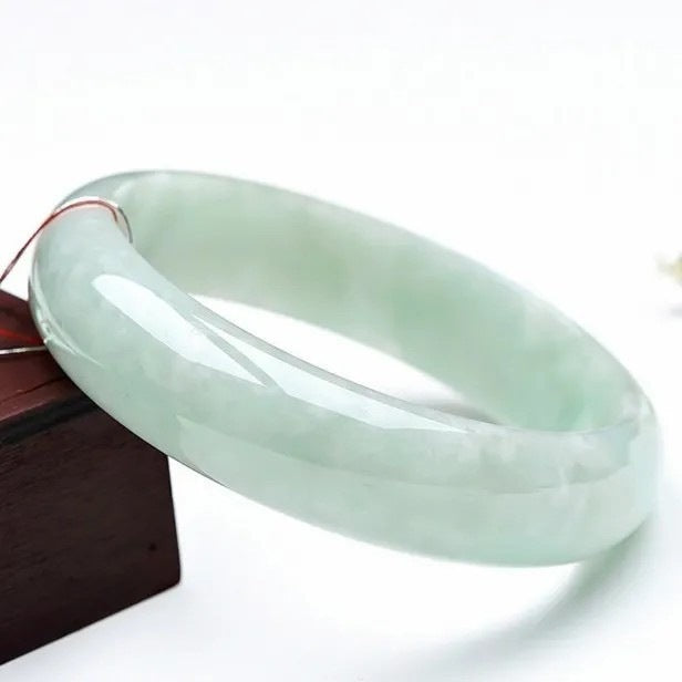 Natural Jade Prosperity Bangle Bracelet