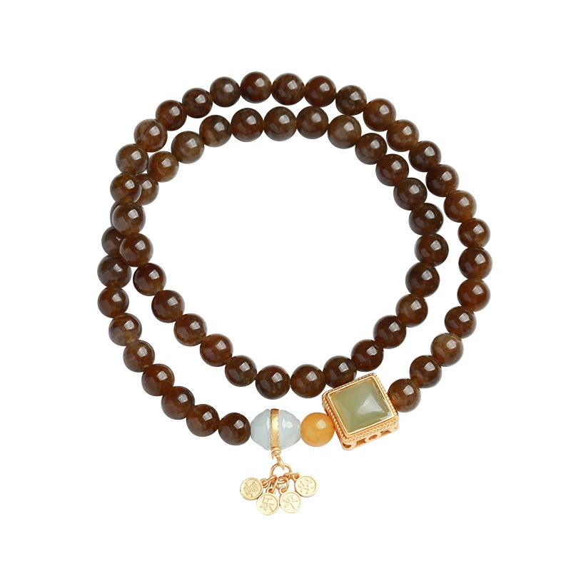 Pulsera de ágata natural de la marca Square