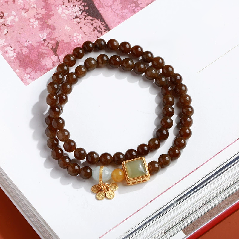 Pulsera de ágata natural de la marca Square