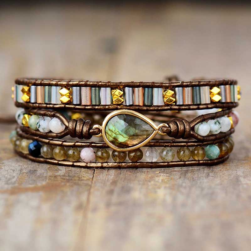 Pulsera Protectora de Labradorita