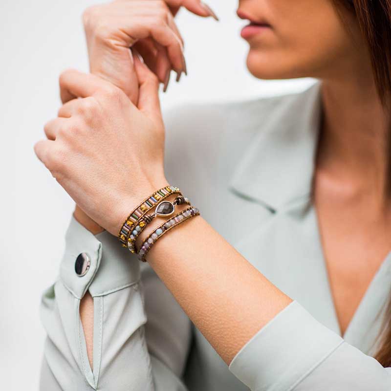 Pulsera Protectora de Labradorita