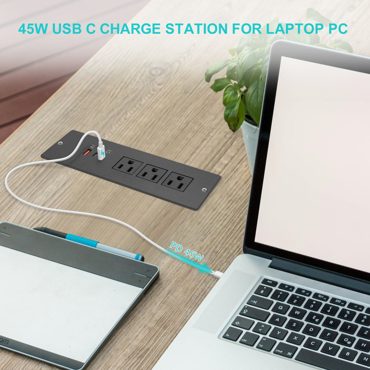 Flush Mount Desk Power Outlets