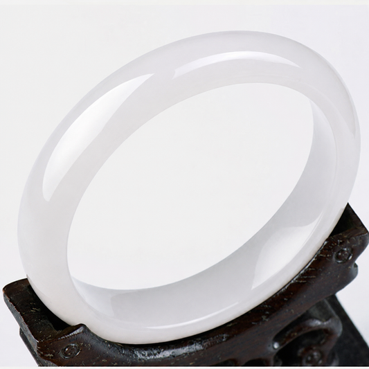 Natural Jade Prosperity Bangle Bracelet