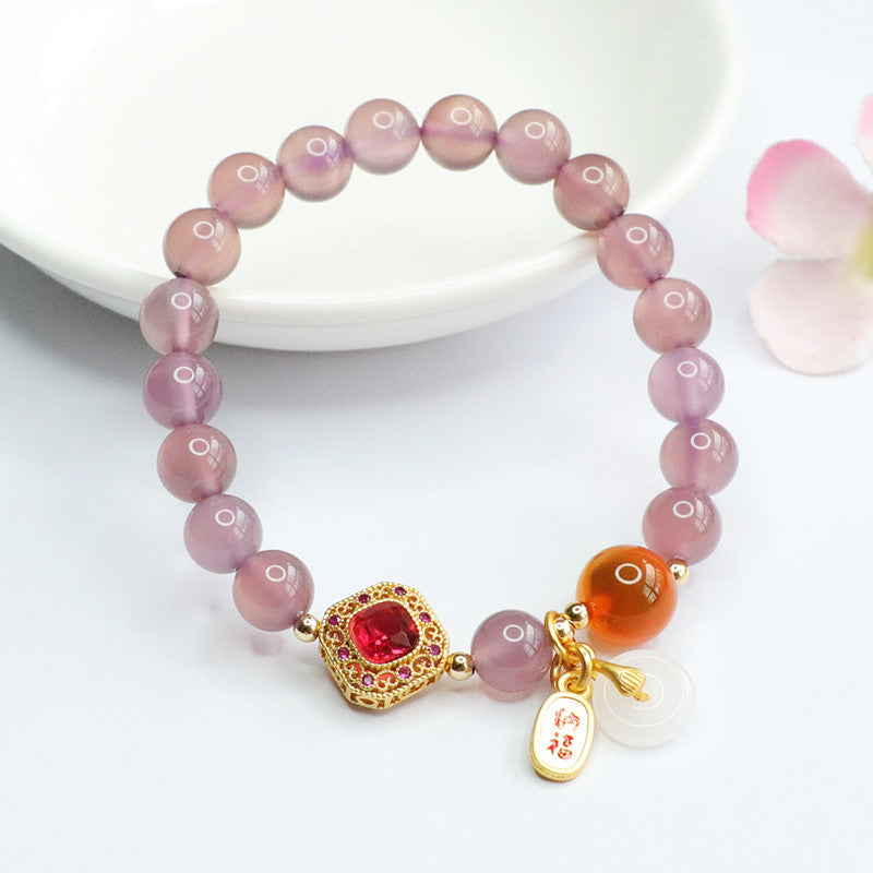 Vitality · Synthetic Crystal Agate Bracelet Bracelet