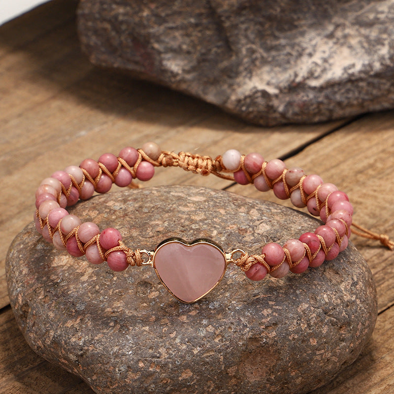 Pulsera de Rodonita Protección del Amor