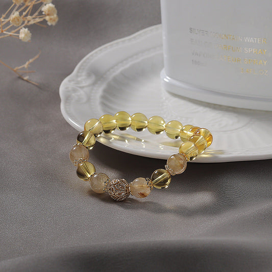 Fortune · Natural Citrine Bracelet