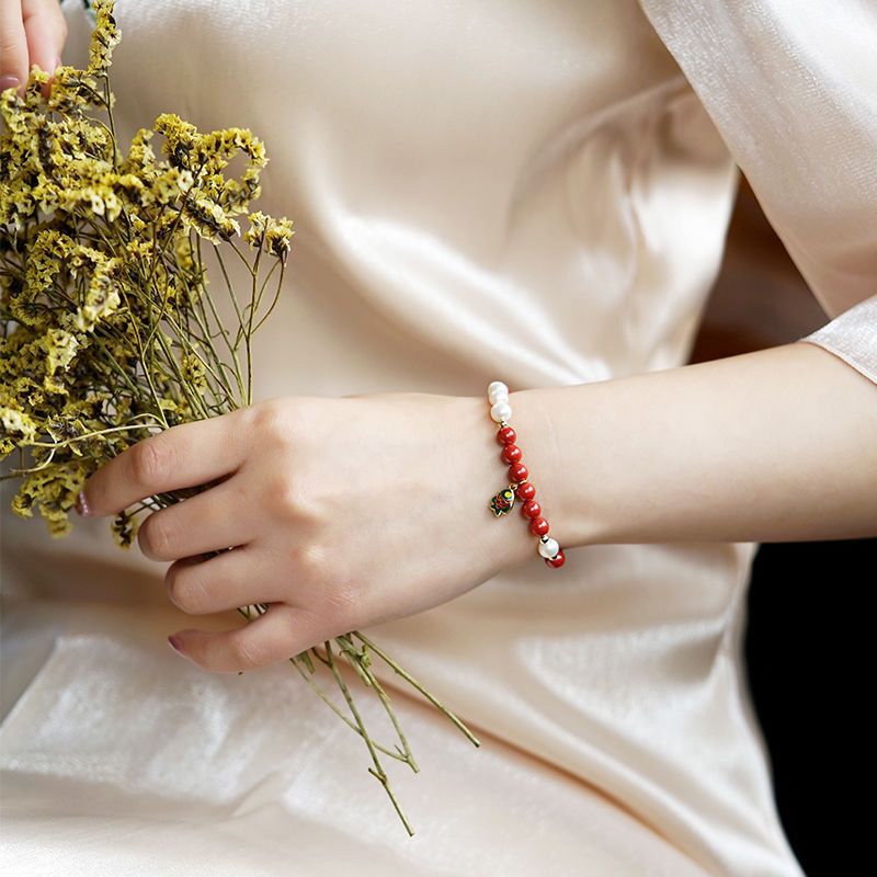 Carp · Pearl & Agate Bracelet