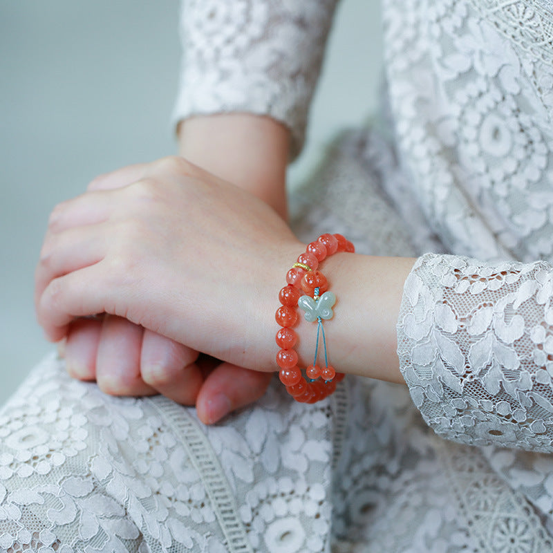 Butterfly · Sunstone Bracelet