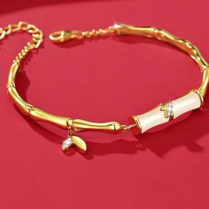 Bamboo · Gold plated bracelet