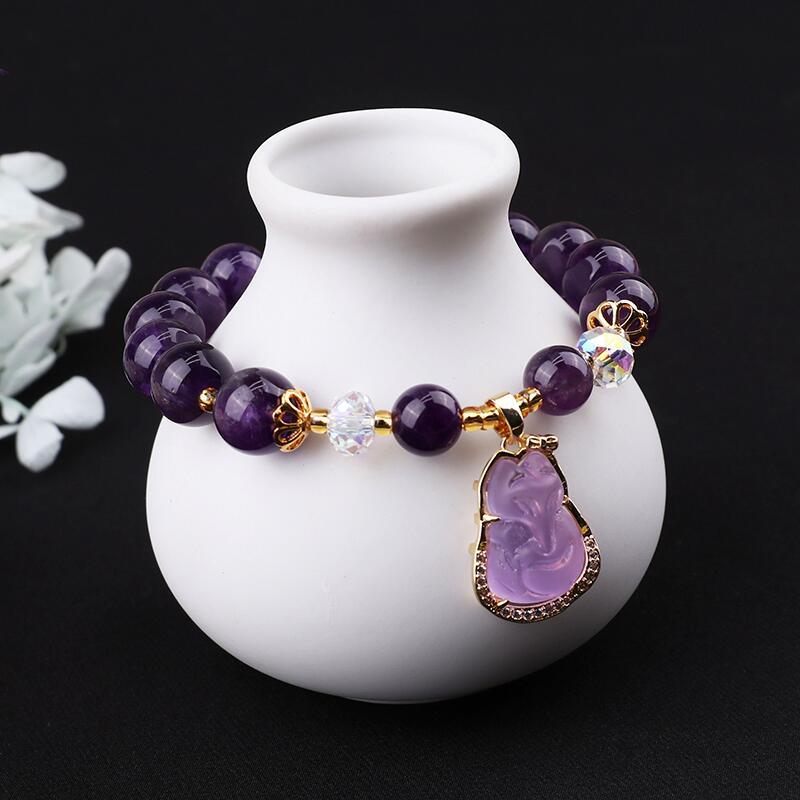 Fox · Amethyst Bracelet