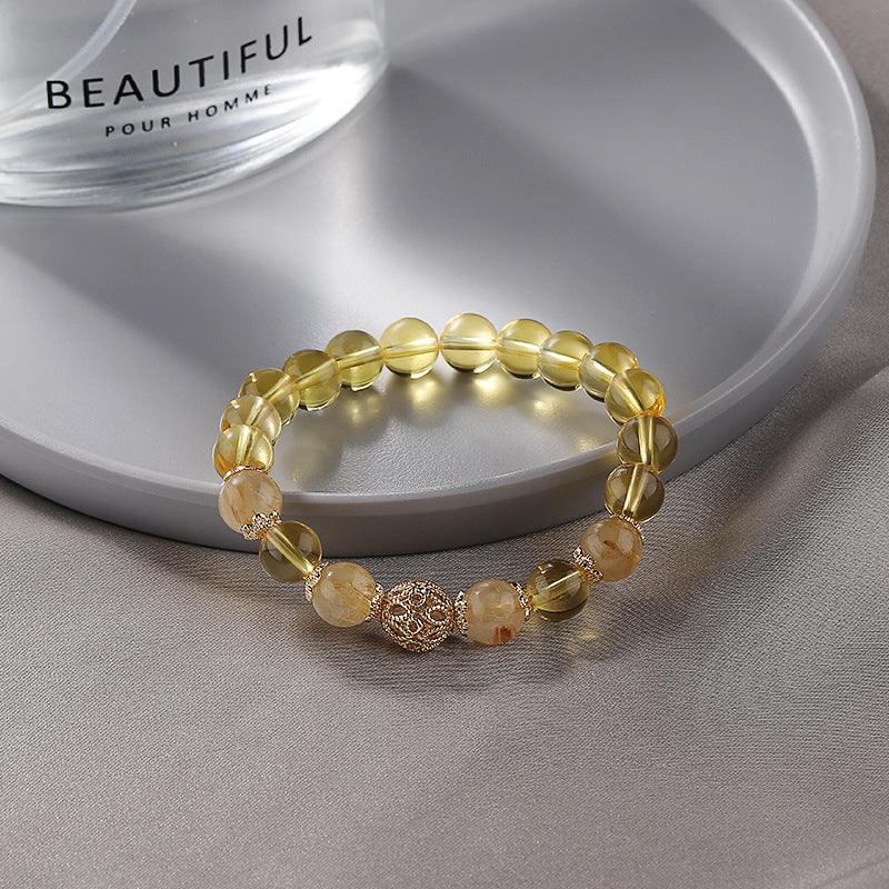 Fortune · Natural Citrine Bracelet