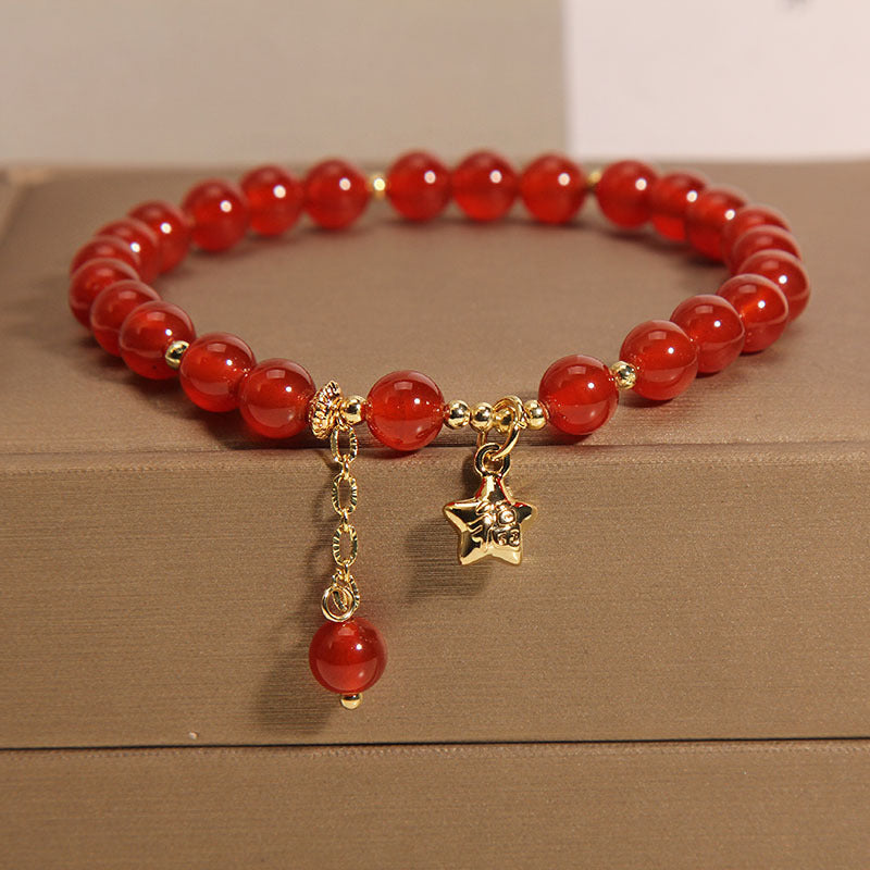Bunny · Red Agate Bracelet