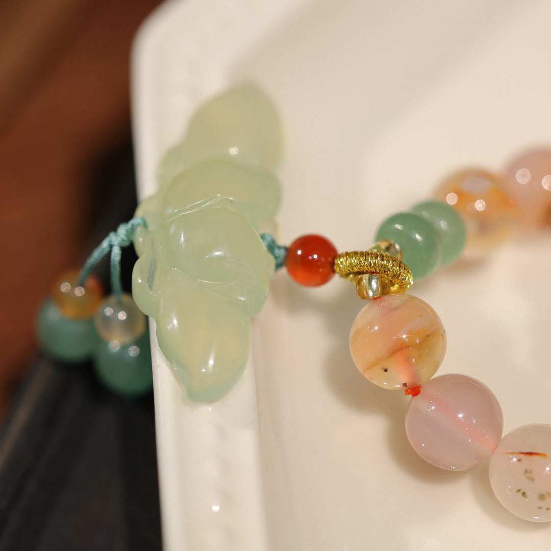 Pods · Double Circle Agate Bead Bracelet