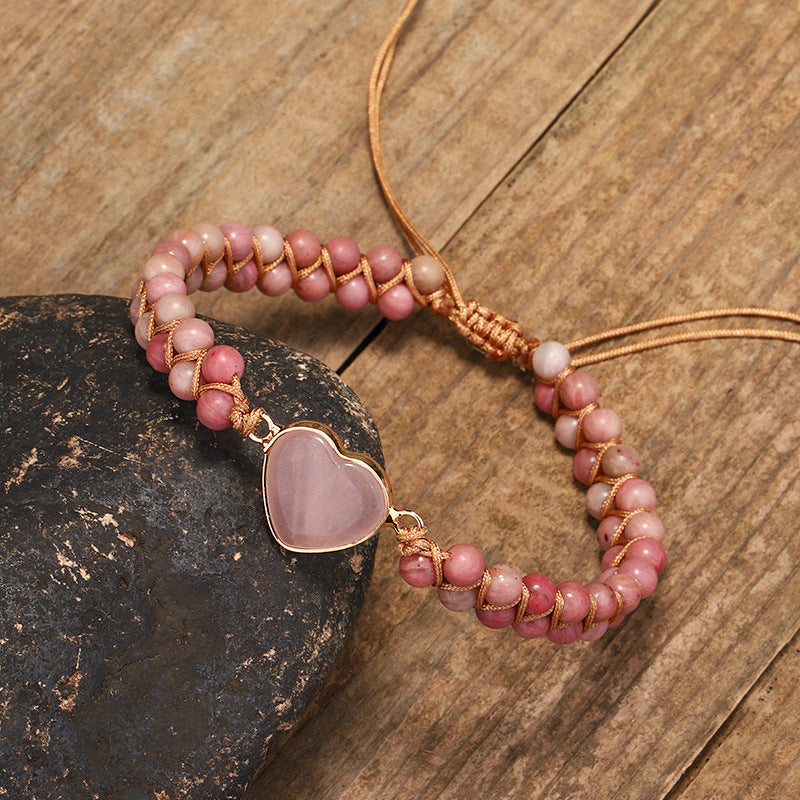 Pulsera de Rodonita Protección del Amor