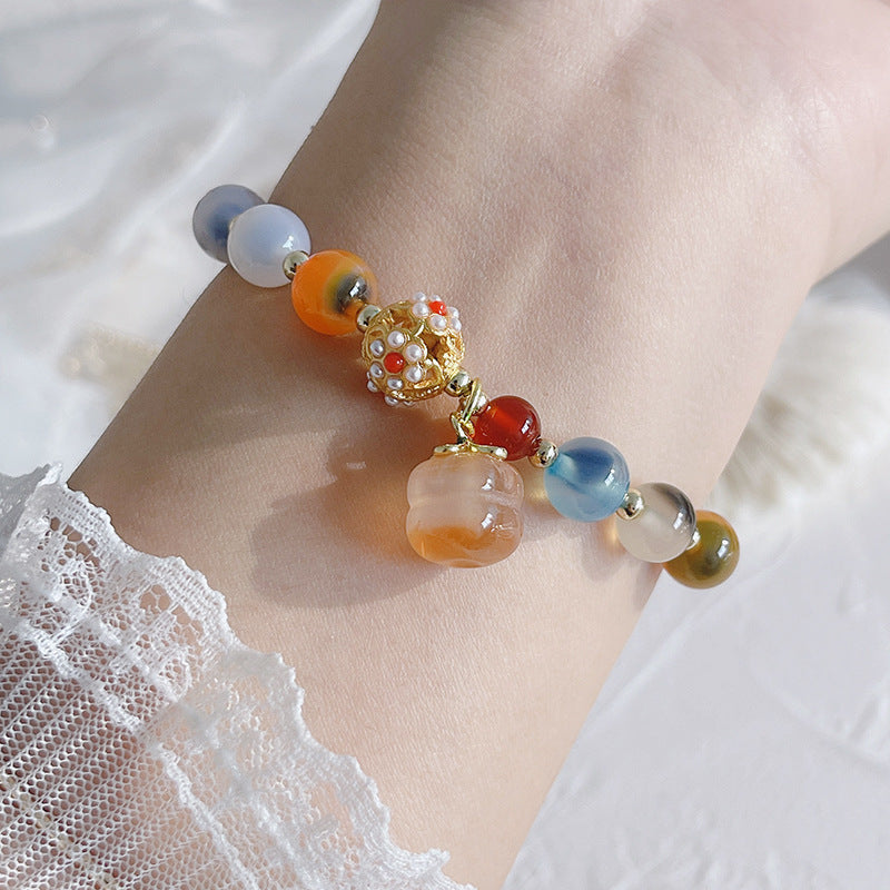 Lucky Bell · Salt source agate bracelet