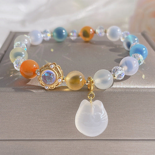Lucky Bell · Salt source agate bracelet