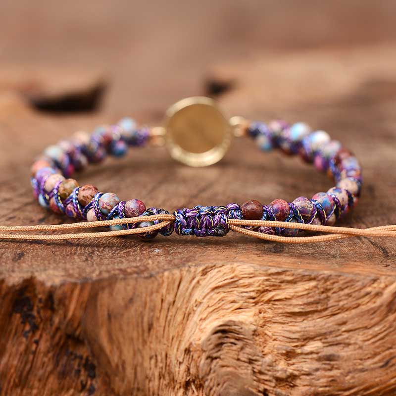 Pulsera de ópalo y jaspe