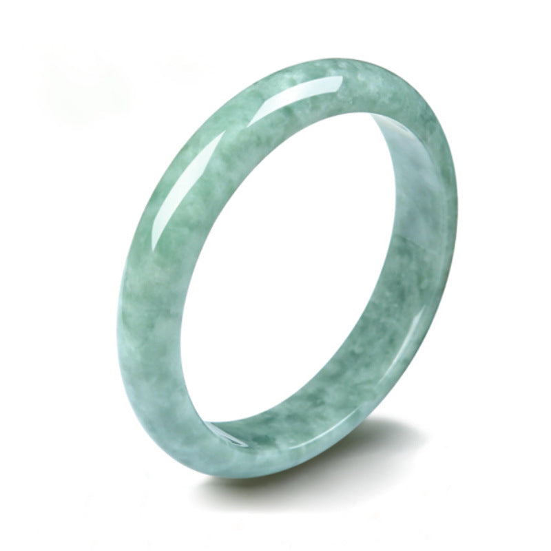 Natural Jade Prosperity Bangle Bracelet