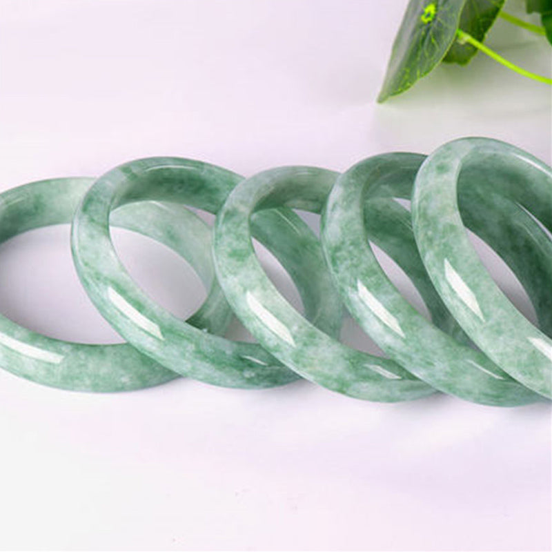 Natural Jade Prosperity Bangle Bracelet