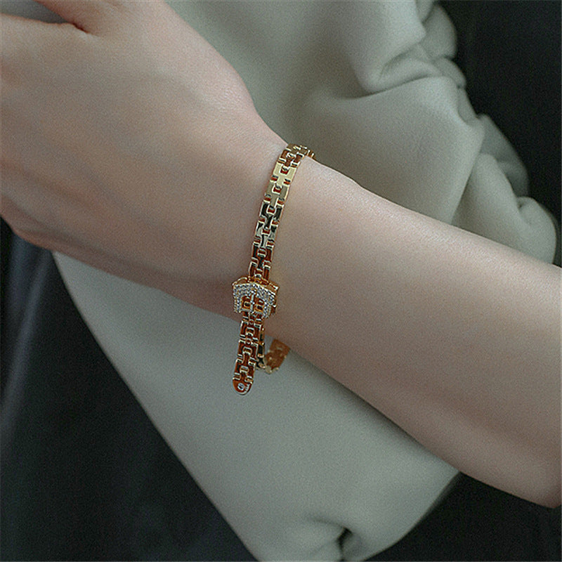 Pulsera de piedra natural tipo cinturón
