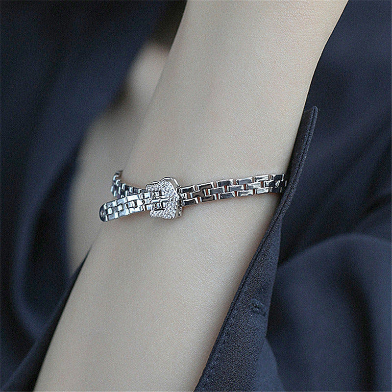 Pulsera de piedra natural tipo cinturón