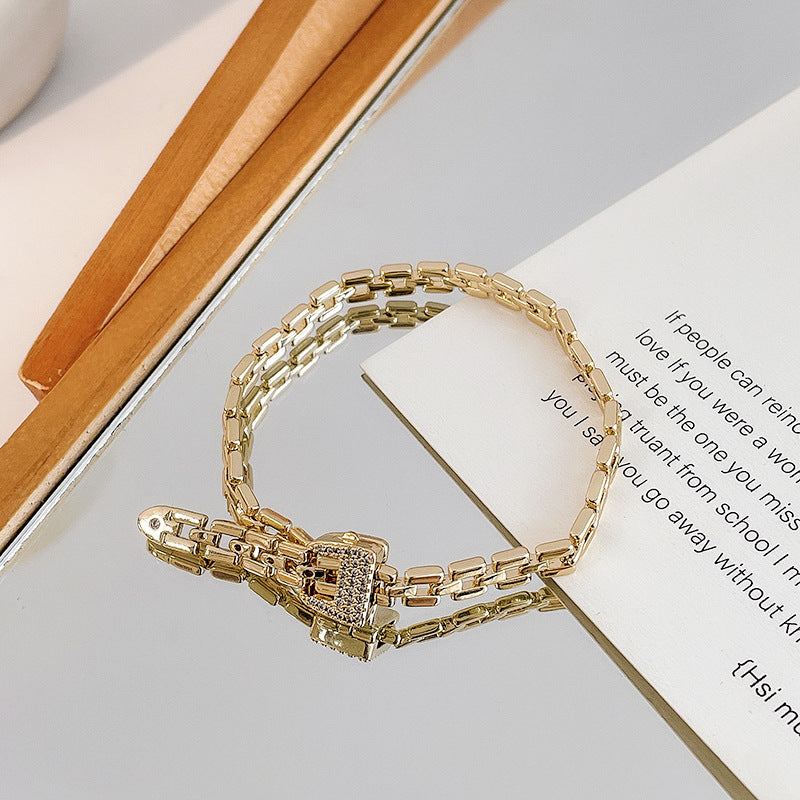 Pulsera de piedra natural tipo cinturón