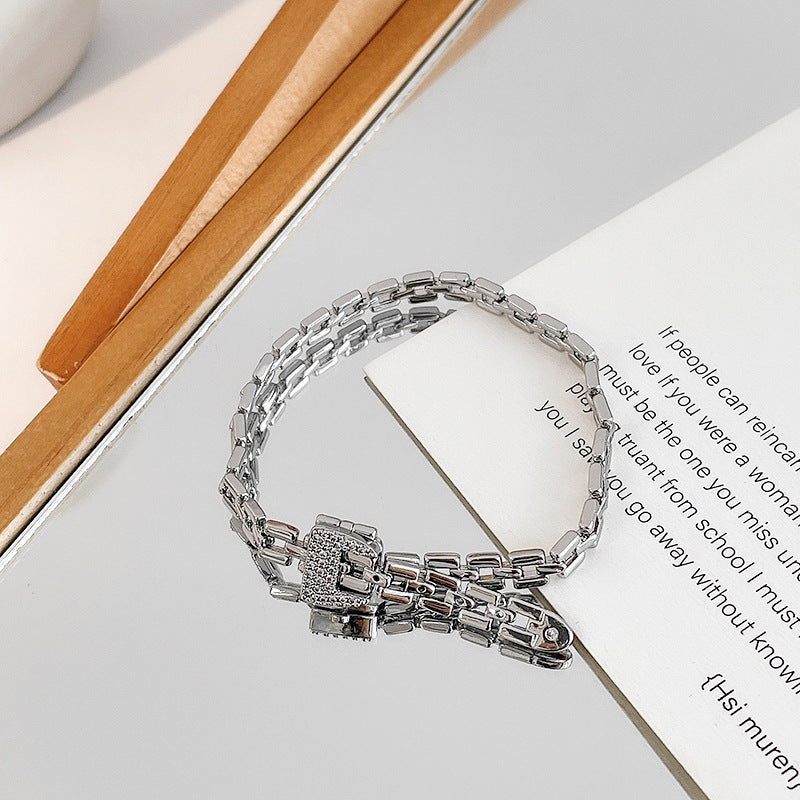 Pulsera de piedra natural tipo cinturón