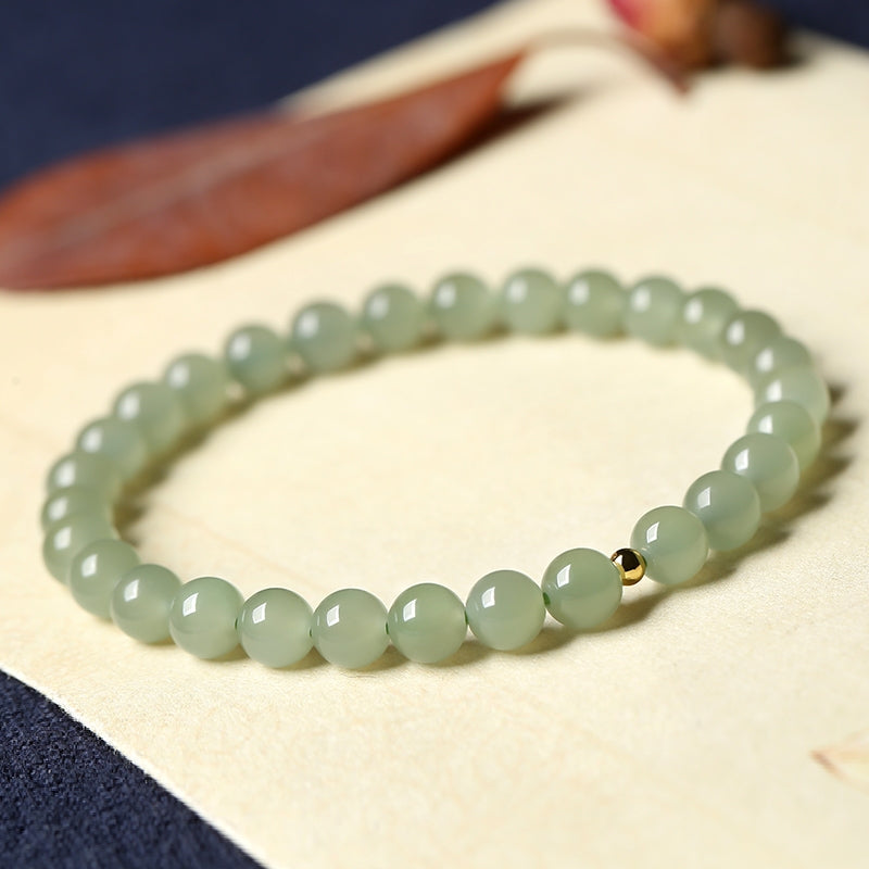 Calm · Emerald Jade Stone bracelet